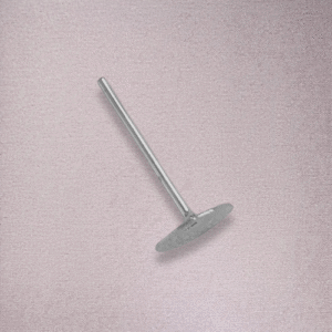 Earring Stud Blank Silver