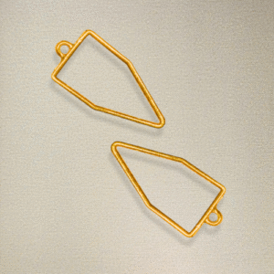 Diamond shape bezel blank